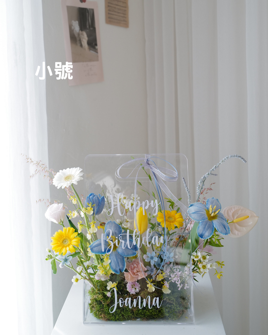 透明生日花✿ 提盒 - honeybee breath