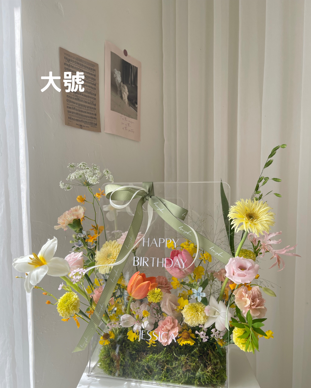 透明生日花✿ 提盒 - honeybee breath