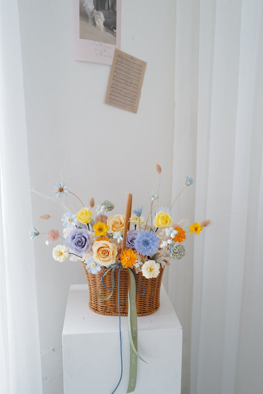 永生花花藍 Preserved Flower - honeybee breath