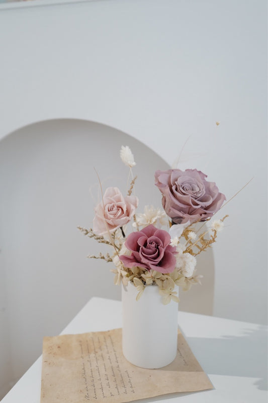 永生花盆花 Preserved Flower Pot - honeybee breath