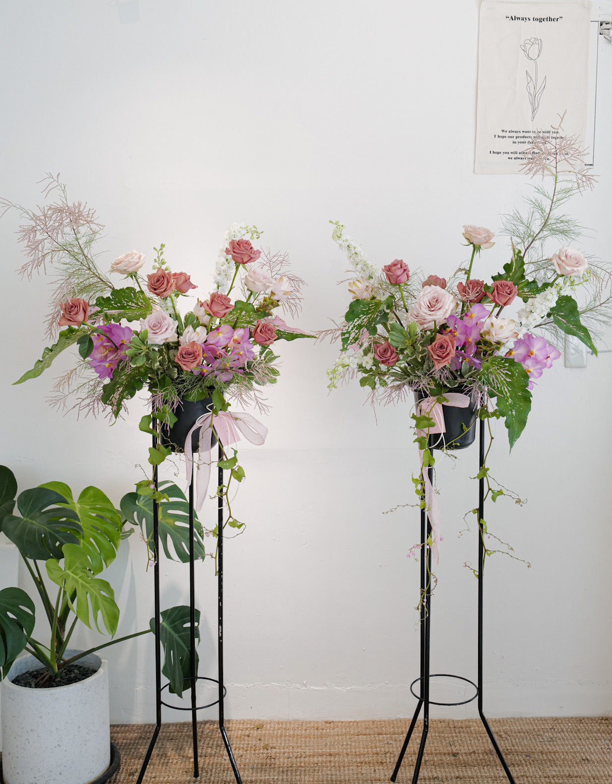開幕高架花籃