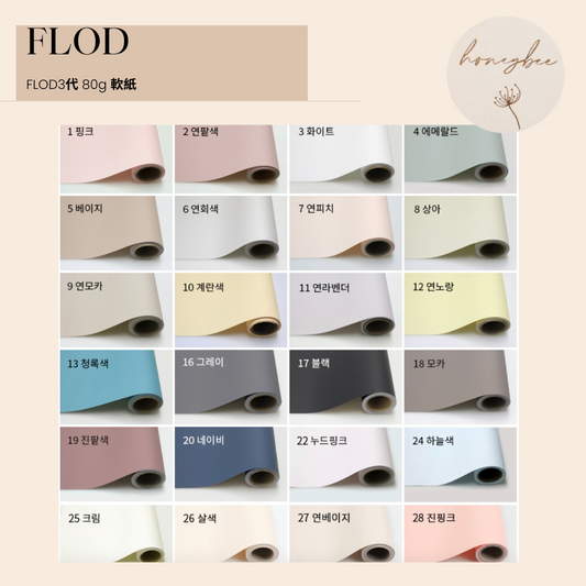 【包裝紙】韓國Flod3代軟紙包裝紙80g