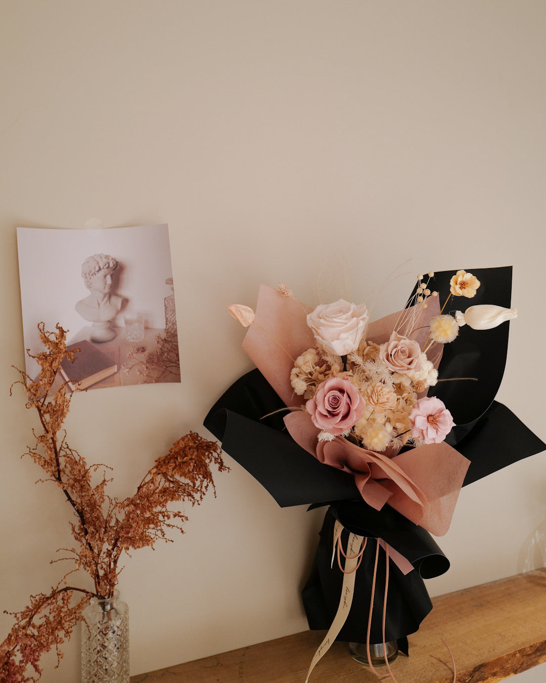特調情人節永生花束 Preserved Flower Bouquet