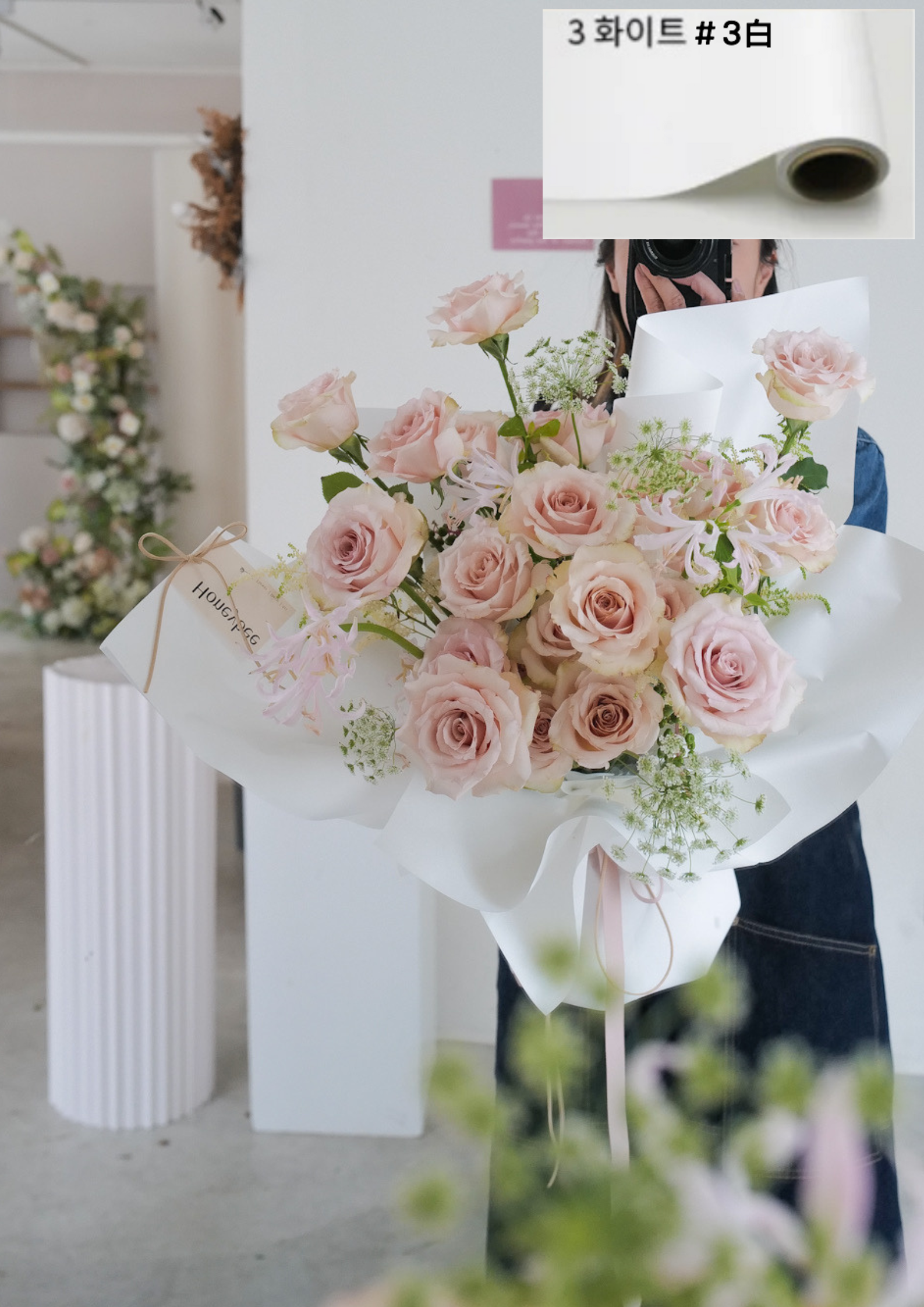 【包裝紙】韓國Flod3代軟紙包裝紙80g - honeybee breath