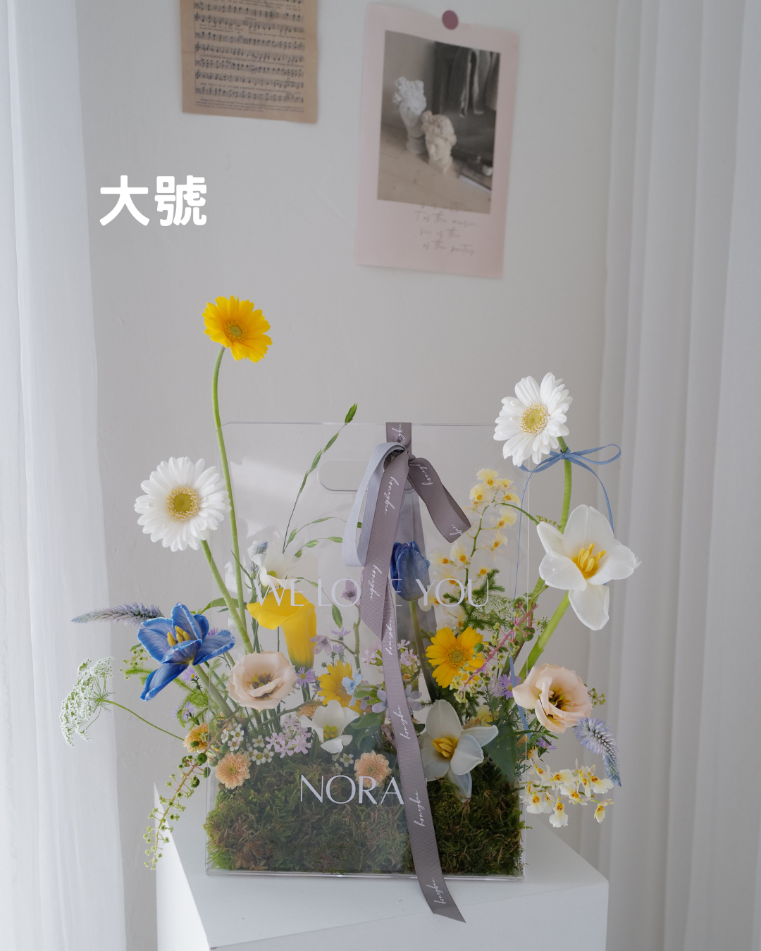 透明生日花✿ 提盒 - honeybee breath