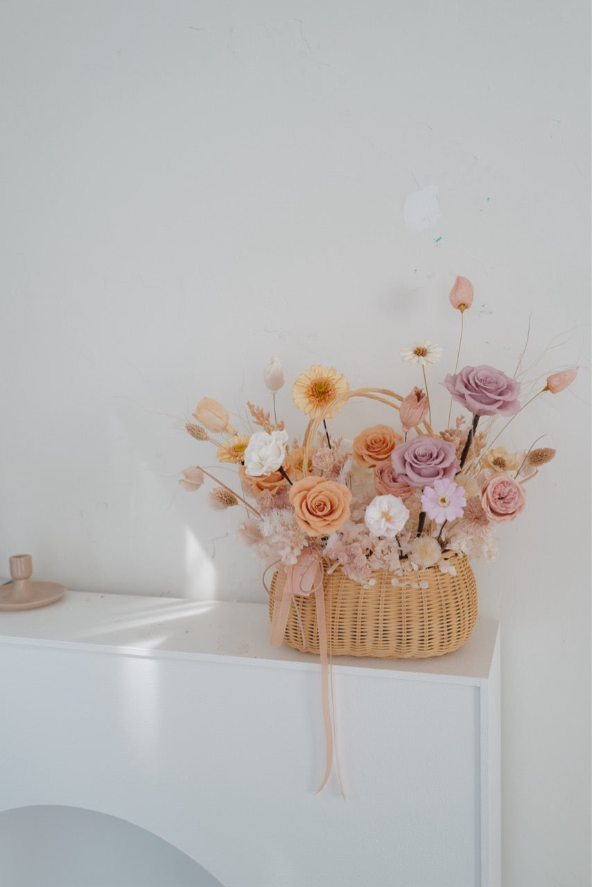 永生花花藍 Preserved Flower - honeybee breath