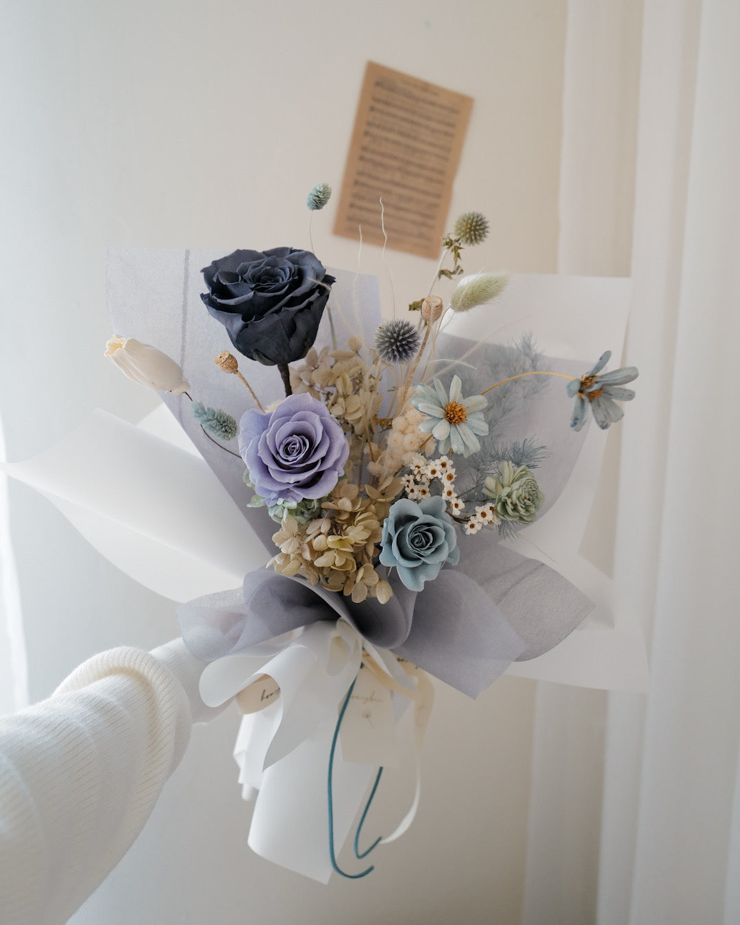 永生不凋花束 Preserved Flower Bouquet - honeybee breath