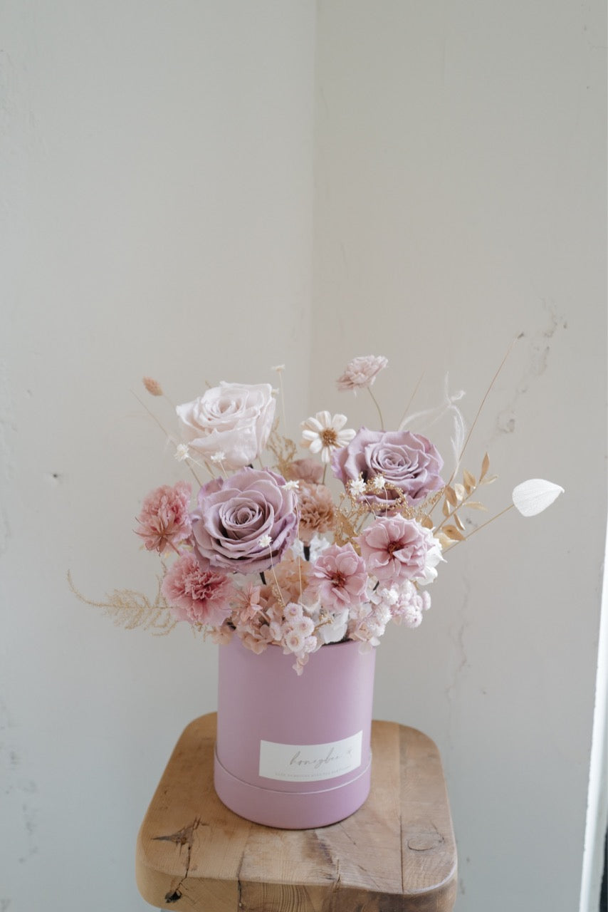 永生花盆花 Preserved Flower Pot - honeybee breath