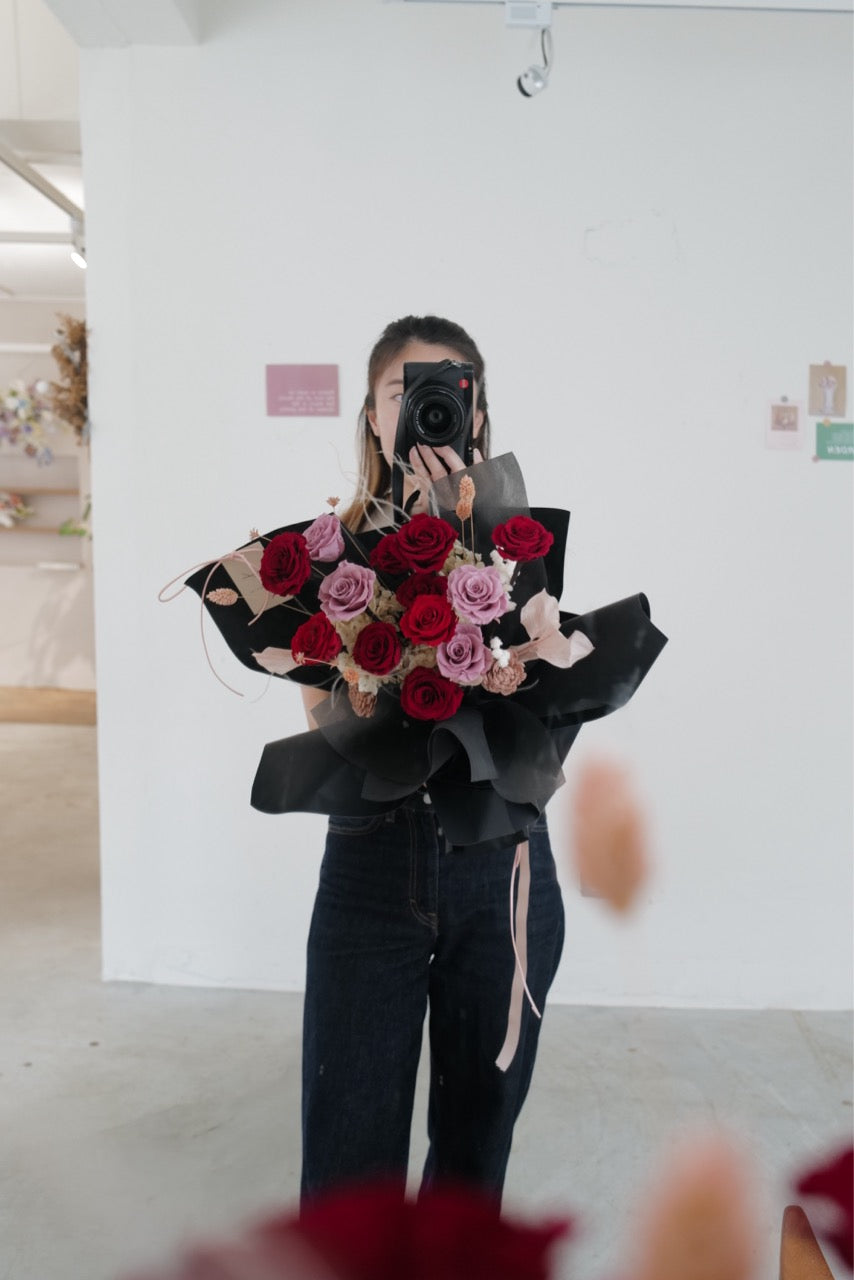 【永生玫瑰花束】Preserved Rose Bouquet