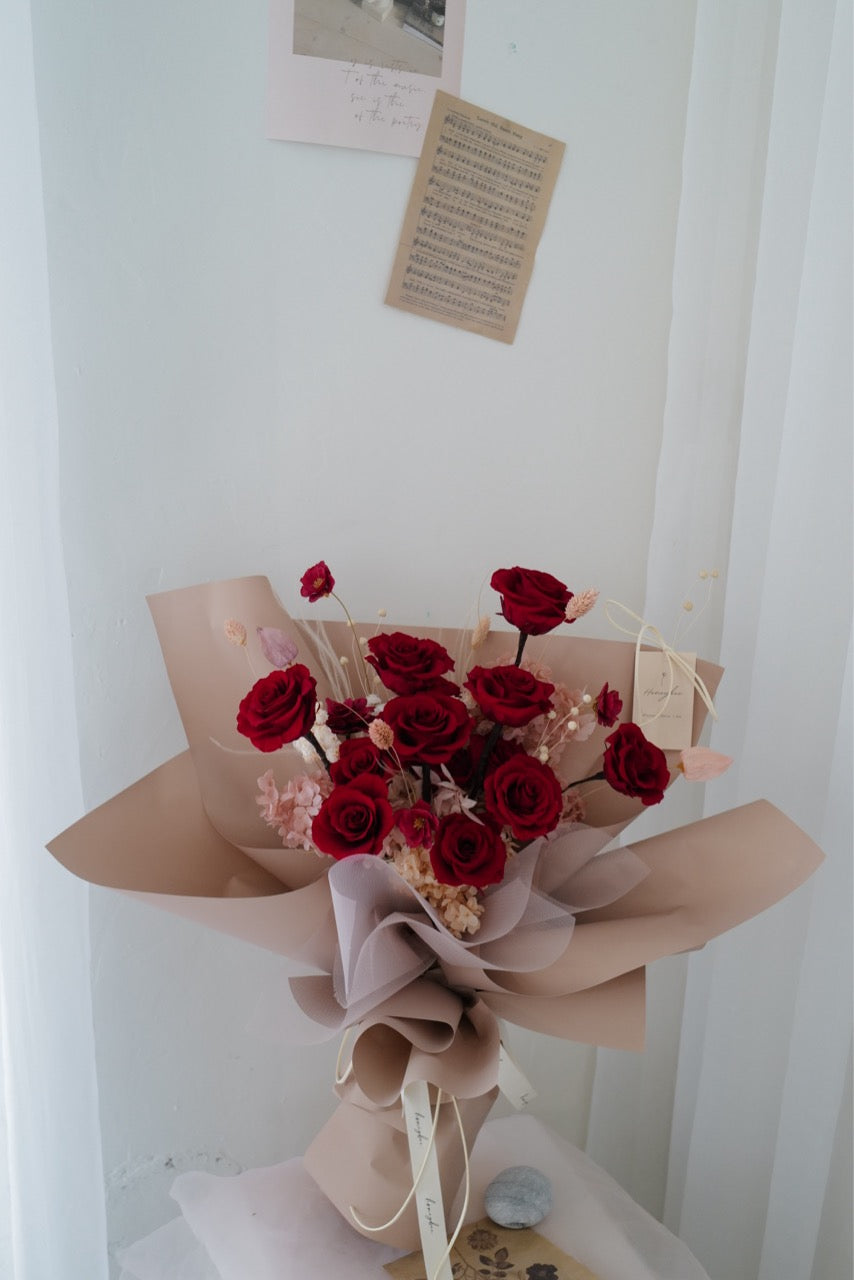 【永生玫瑰花束】Preserved Rose Bouquet