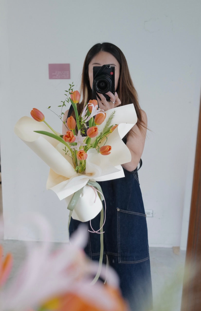 520情人節 - 鬱金香花束 - honeybee breath