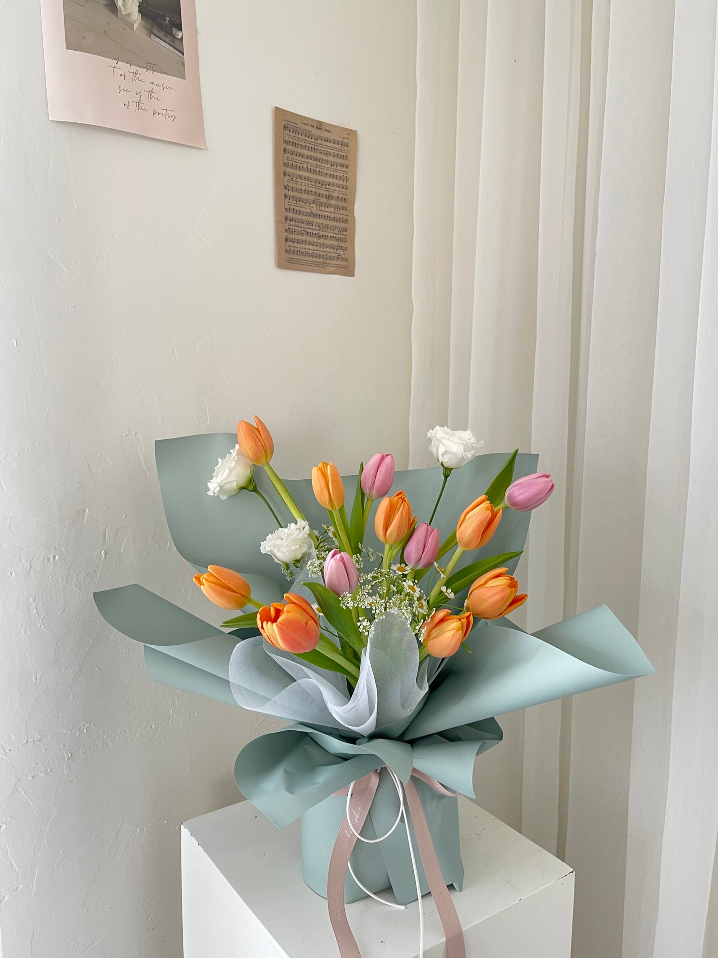 鬱金香花束 Tulip Bouquet - honeybee breath