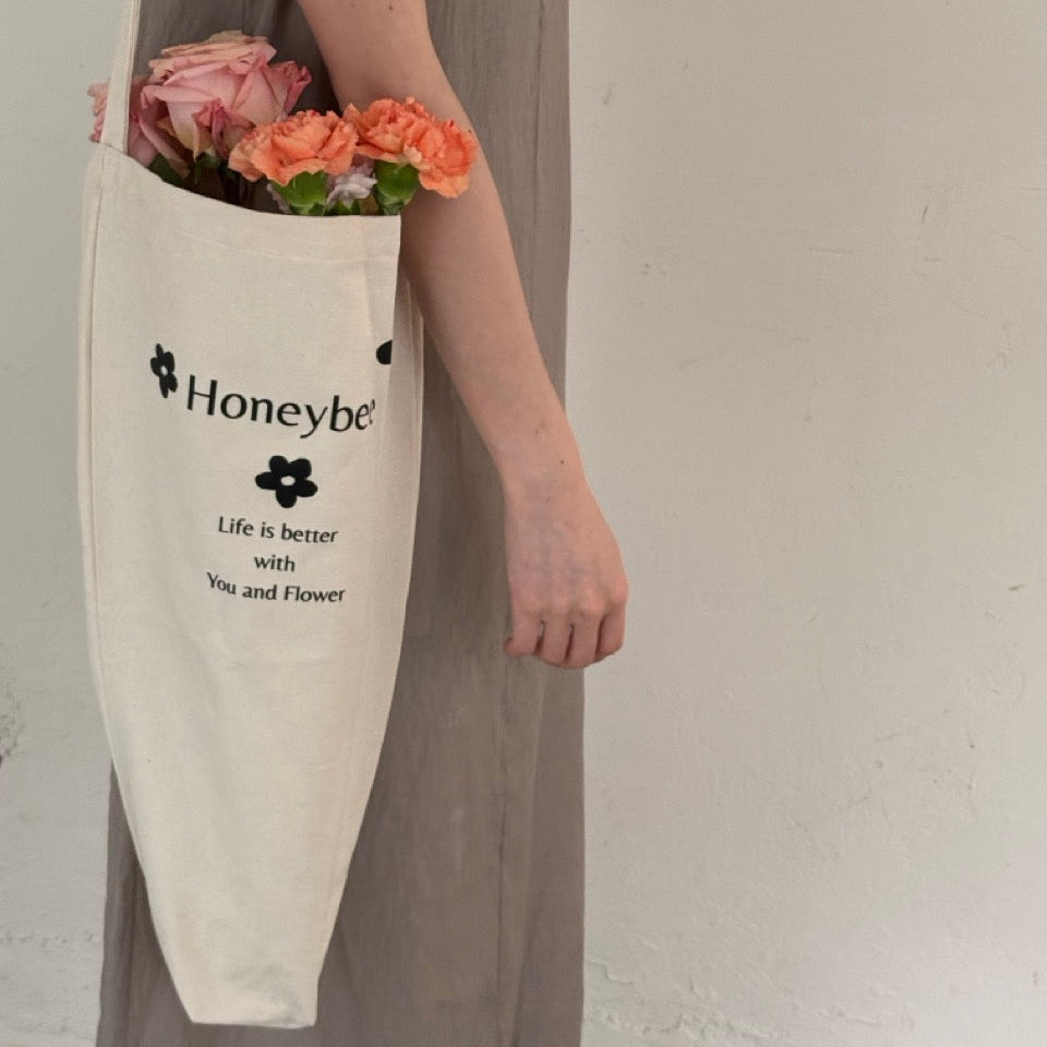 【花袋】Honeybee帆布花袋 - honeybee breath