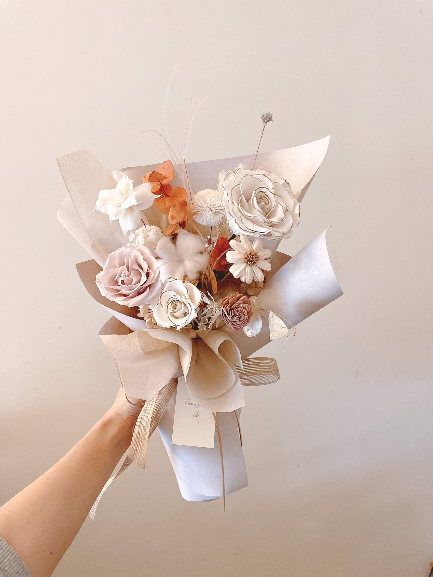 香奈兒不凋花束 Preserved Bouquet - honeybee breath