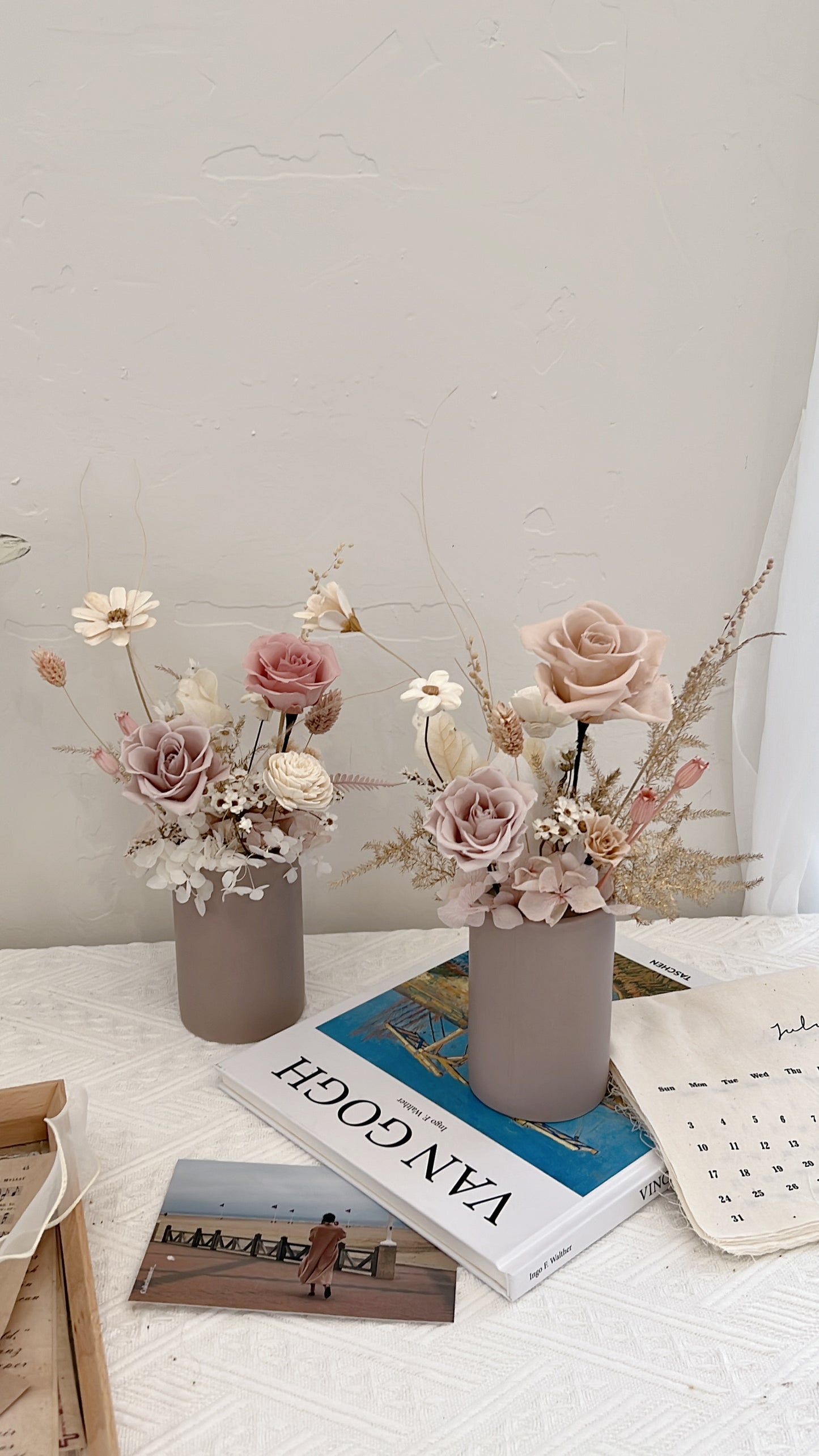 永生花盆花 Preserved Flower Pot - honeybee breath