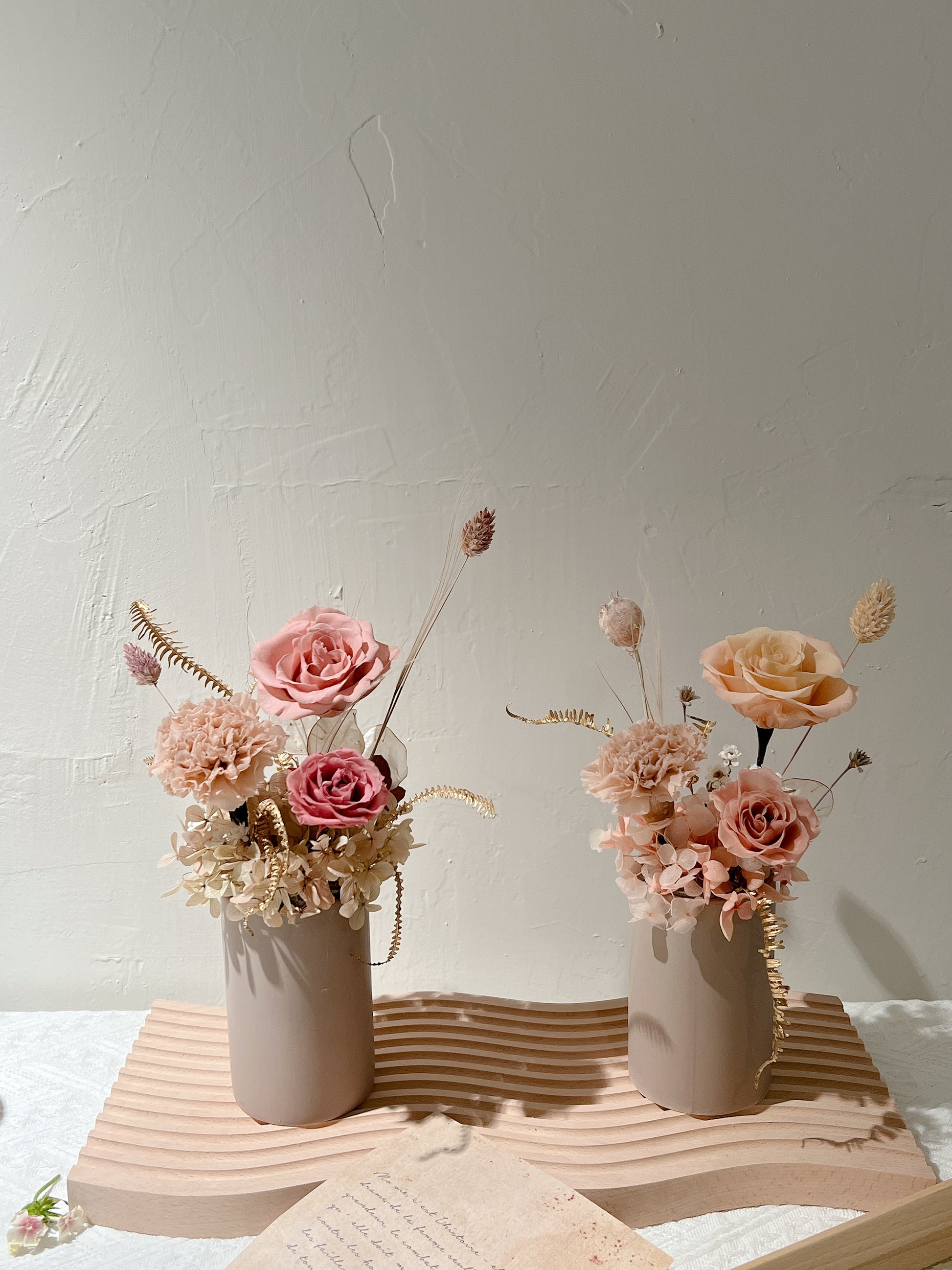 永生花盆花 Preserved Flower Pot - honeybee breath